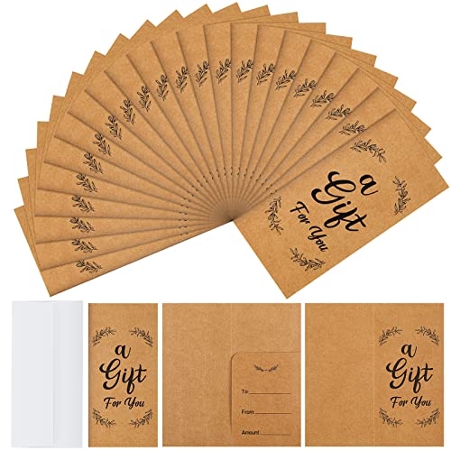 Sabary 200 Pcs Money Envelopes For Cash Gifts Set 100Pcs 3.5 X 7.28 Inches Large A Gift For You Envelopes 100 White Envelope For Church Wedding Graduations Birthdays Certificate Currency Offering #TOP23