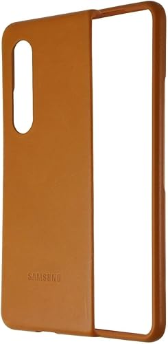 Samsung Funda para teléfono Galaxy Z Fold 3, funda protectora de piel, resistente, protector de teléfono inteligente a prueba de golpes, versión