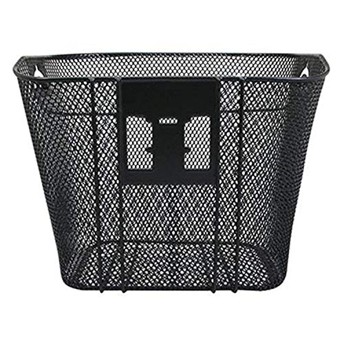 Panier vélo nid abeille noir 19L avec fixation rapide 31.8mm
