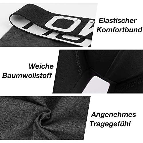 L&K Bokserki męskie w stylu retro, 10 sztuk, bawełna, czarne, wielokolorowe majtki 1116, L