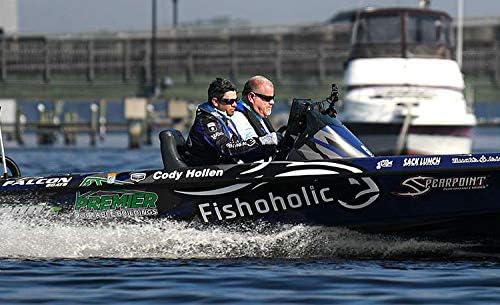 Fishoholic Baseball Fishing Hat – Flexible Fitted - Embroidered Logo, Semi-Fitted, S/M & L/XL Sizes – Fishing Enthusiast Gift - Image 2