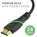 Mediabridge™ Flex Series HDMI Cable (6 Feet) Supports 4K@50/60Hz, High Speed, Hand-Tested, HDMI 2.0 Ready - UHD, 18Gbps, Audio Return Channel