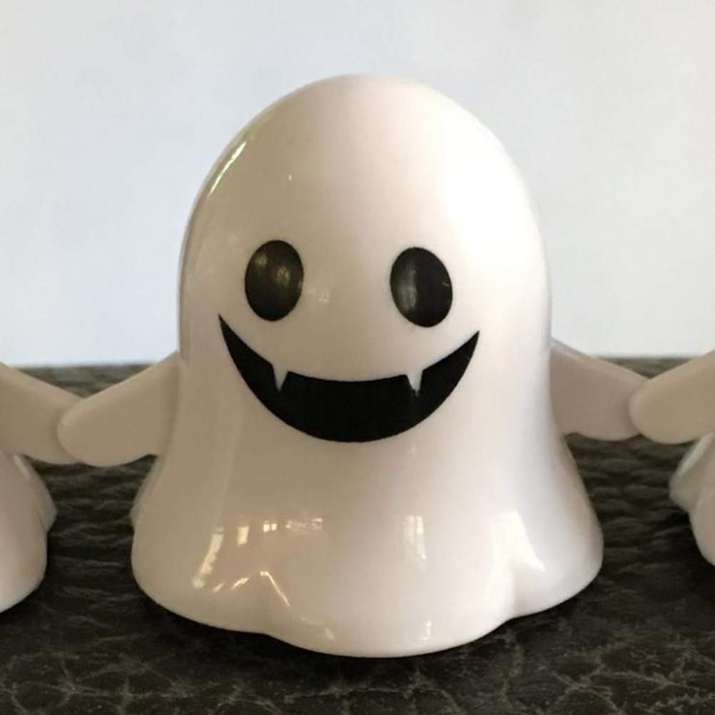 12pcs Halloween Children Toys Wind- up Jumping Little Ghost Holiday Party Educational Funny Toys Gift Accessory 1