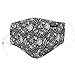 TOMMHANES Mask Washable Reusable One Size Multiple Color (Color T09)