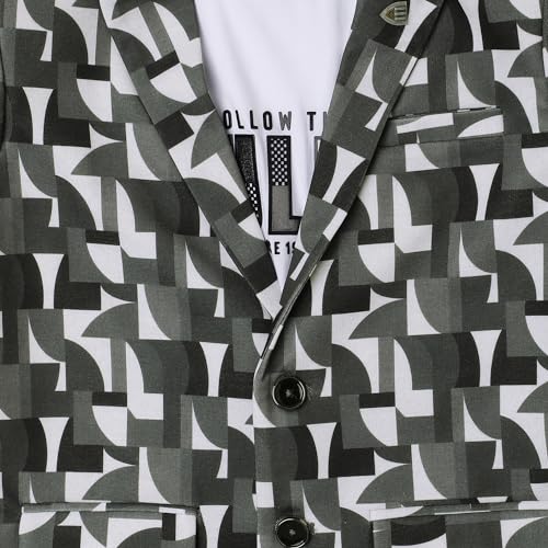 Image of CAVIO Boys Printed Blazer and T-Shirt