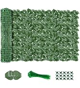 Balkon Sichtschutz 50x300cm - Künstlicher Efeu Sichtschutzzaun UV-beständig