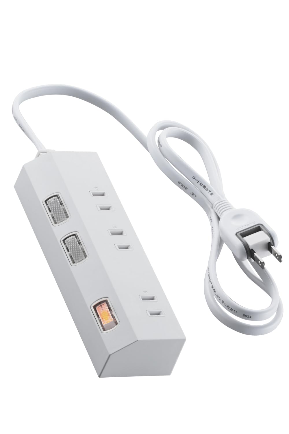 Amazon.co.jp: エレコム 電源タップ スイッチ付き 1m 3個口 ほこり