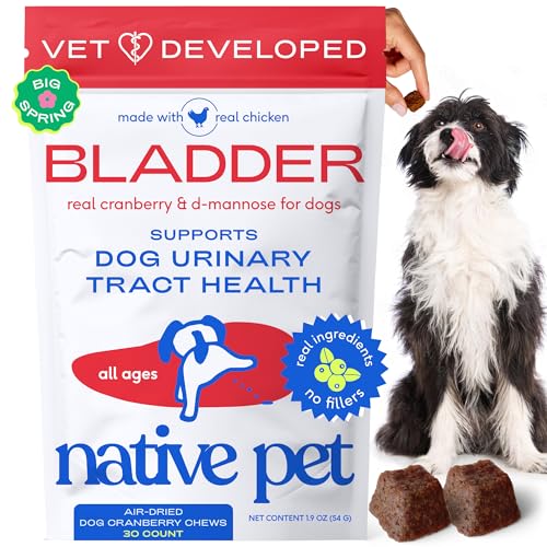 Native Pet Dog UTI Treatment - Cranberry Supplement for Dogs