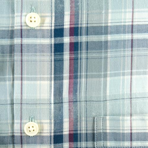 Image of 7-DAYS Men's Premium Check Shirt - 100% Cotton, Tailored Fit (Between Slim & Regular), Full Sleeve, with Pocket - Smart Office & Casual Look