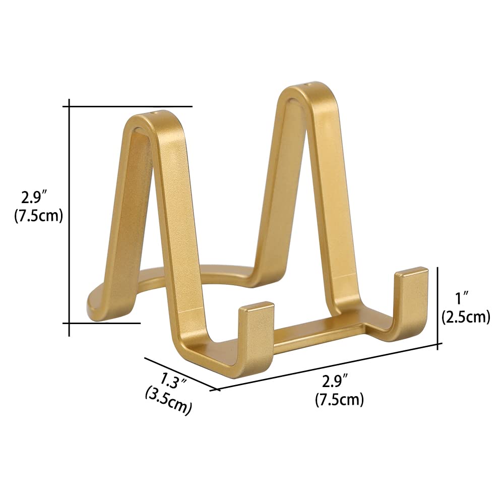 6 Supports Acrylique Réglables - Présentoir Pour Assiettes, Photos, Cadres | Transparent Et Stable