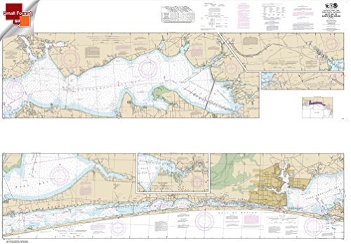 Paradise Cay Publications, Inc. NOAA Chart 11385: Intracoastal Waterway West Bay to Santa Rosa Sound 25 X 36 (Small Format Waterproof)