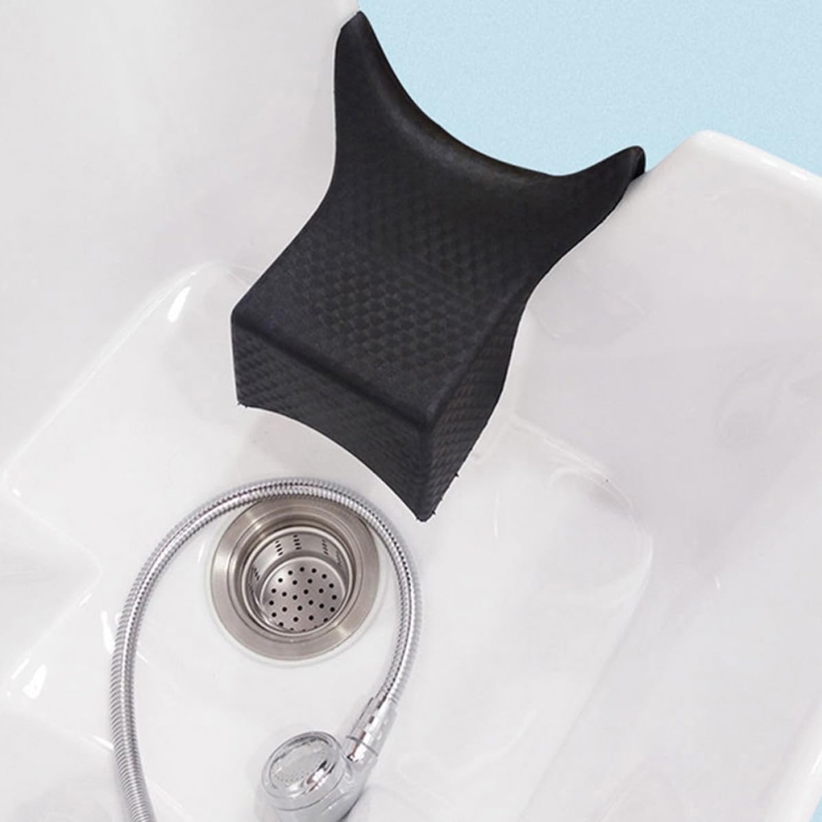 ABOOFAN Oreiller Repose-Nuque en PVC Confortable et Réutilisable pour Lavage des Cheveux, 2pcs, pour Salon de Coiffure et Usage à Domicile