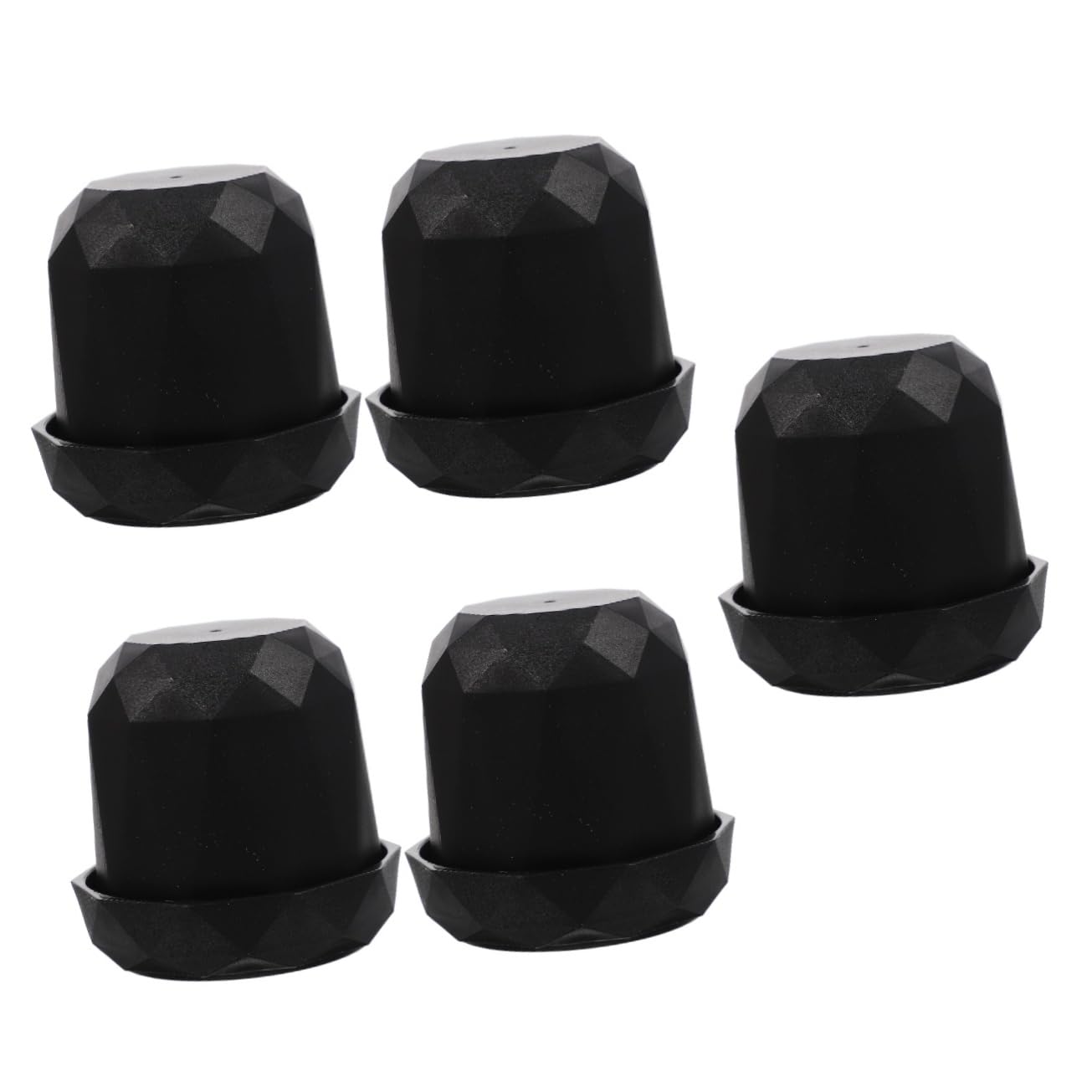Abaodam 5 Sätze Würfelbecher Spielzubehör wiederverwendbarer Würfelhalter Farkle Tassen stapeln unterhaltungsspiele настольные игры Würfelrollenhalter kompakter Würfelhalter Abs Black