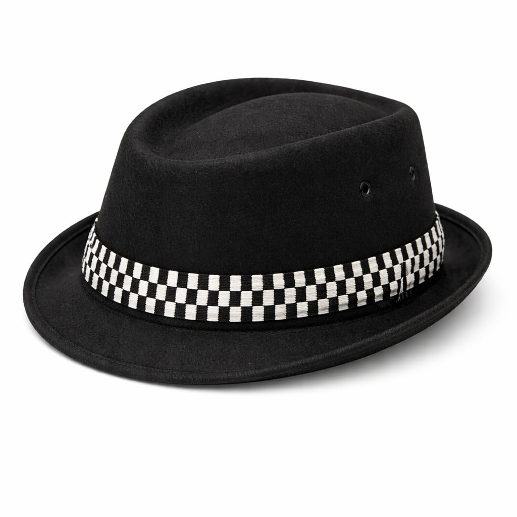 Sombrero Ska/Pork Pie/XL / 60cm / Negro