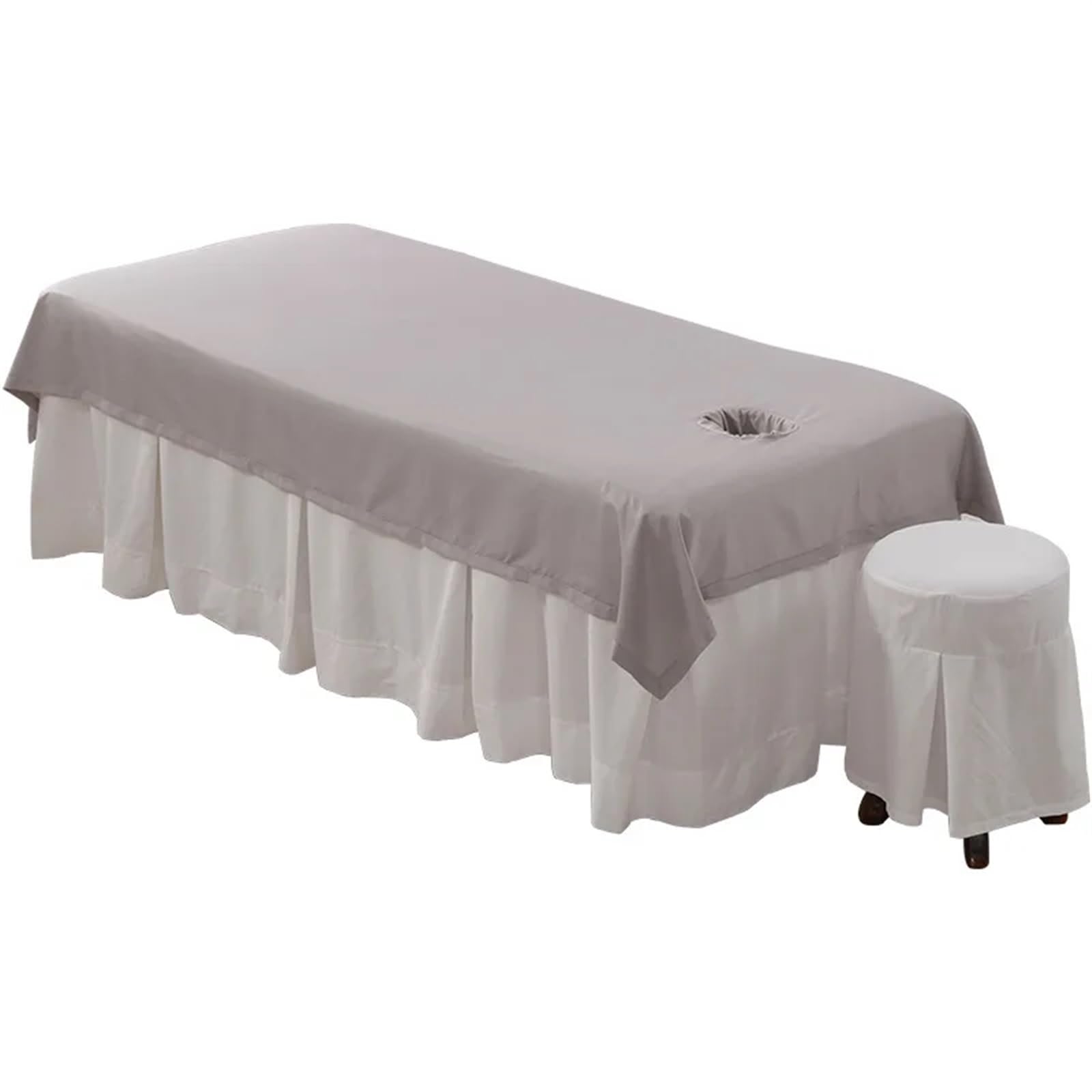 Sabanas Camilla Masaje Sábanas de masajes for salón belleza, suaves, for spa, club, funda mesa transpirable con agujeros, sábana plana, colchón(Coffee,230x118cm no hole)