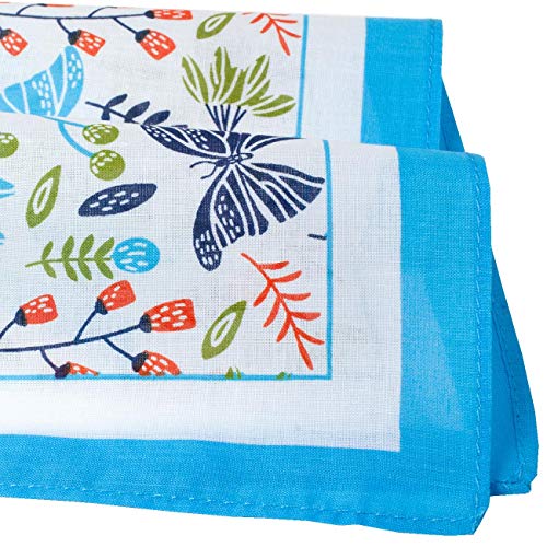 Merrysquare Zakdoeken van bedrukte stof, model Zephir, klein, 29 cm x 29 cm, 9 stuks, 100% katoen - Image 7