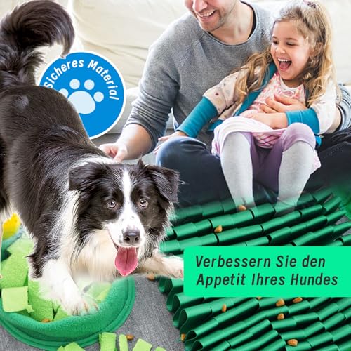 HDOELGP Schnüffelteppich Hund Haustier schnüffelmatte Interaktives Hundespielzeug Bestes Material Extrem haltbar Intellektuelles Spielzeug für Hunde rutschfest Slow Feeder (44 * 66cm)