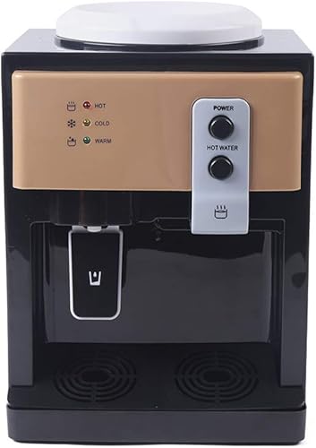 Guaopom Dispensador de agua fría y caliente para encimera, dispensador de agua fría y caliente de 5 galones, dispensador eléctrico de agua fría y
