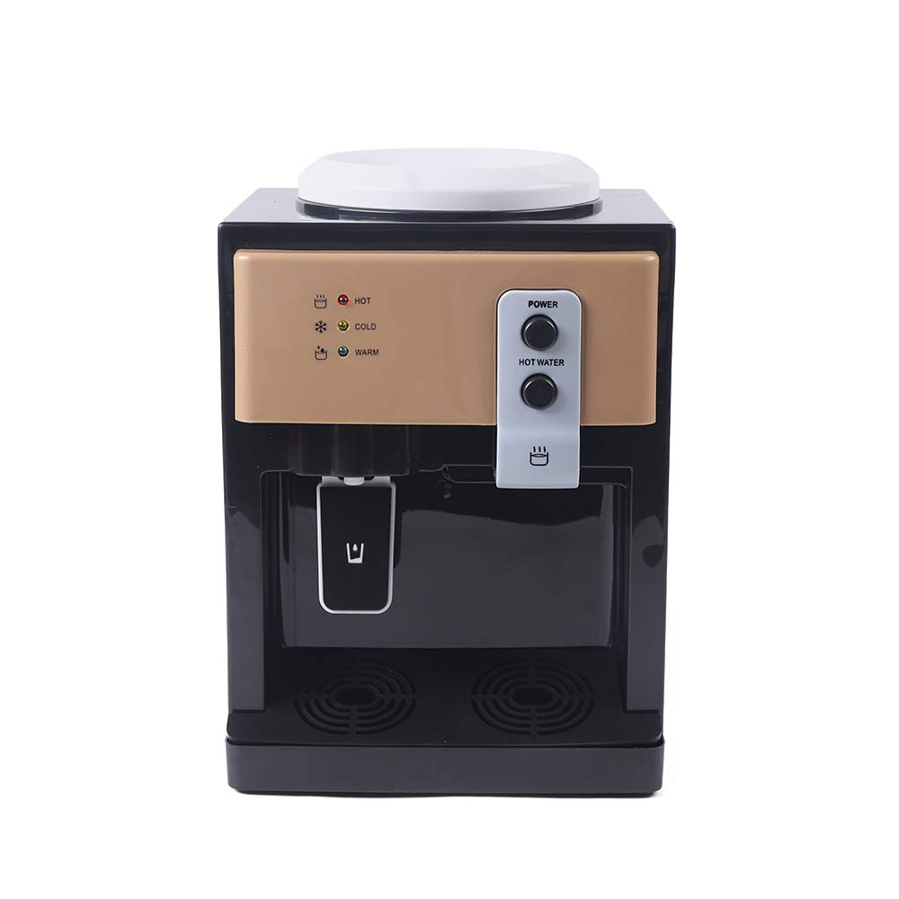 5 Gallons Water Cooler Dispenser Freestanding Water Cooler Electric Water Dispenser Bottom Loading Hot+Cold Water Dispenser Countertop with Child Safety for Homes Kitchens Offices Dorms