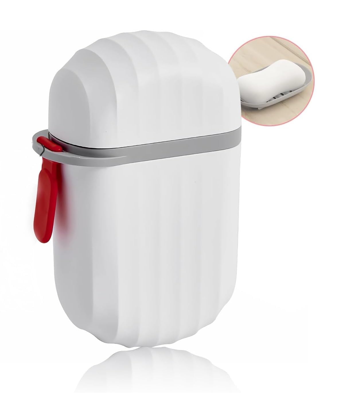 FASTMART Soap Holder Travel Portable Soap Dish, Creative Soap Box Waterproof Soap Storage Container Household Soap Dish with Cover for Bathroom (Multicolor, Pack of 1) (B0CVN75WFM) Amazon Price History, Amazon Price Tracker