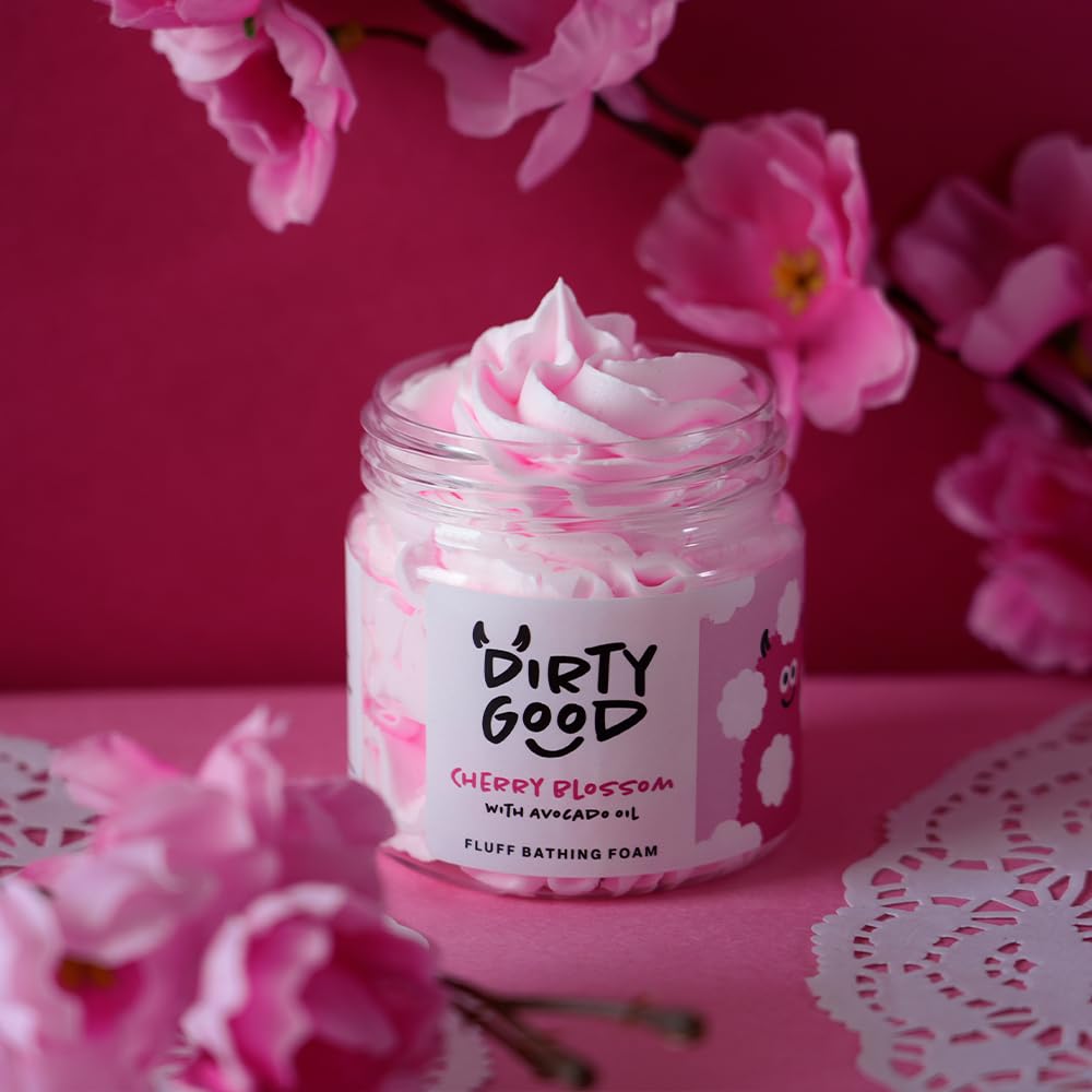 Cherry Blossom Whipped Body Wash For Kids – 150g |Ages 3+Years|With Avocado Oil/Shea Butter & Vitamin E|Sulphate Free|pH Balanced|No Paraben|Gentle Whipped Soap for Soft Skin