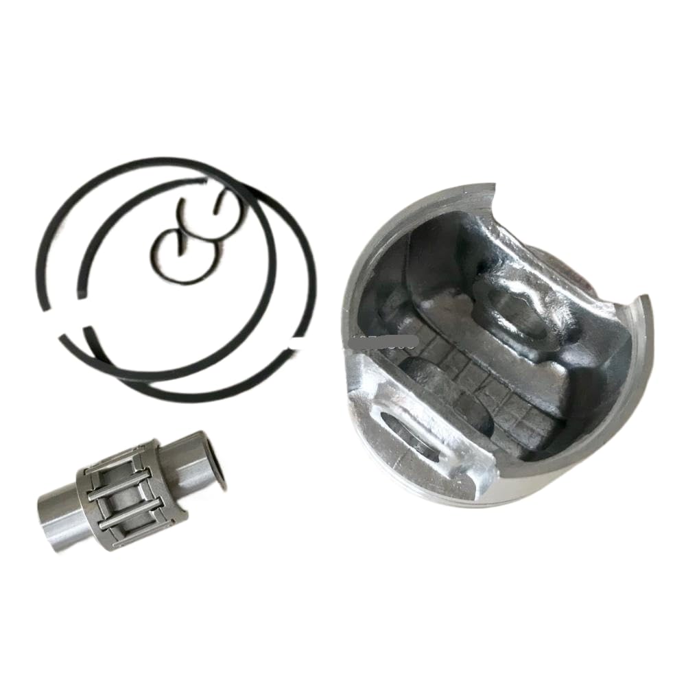 Mighty Scapers One Color Piston And Rings Kit With Needle Bearing For Chainsaw Engine Repair Compatible With Ms180 018 180