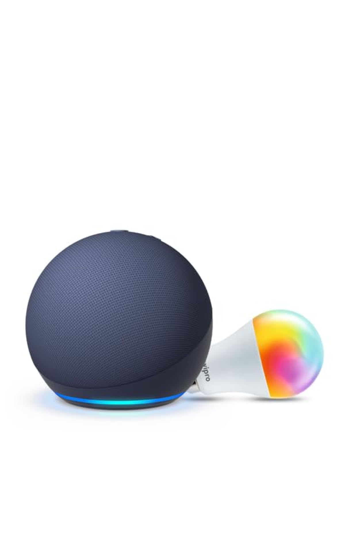 Amazon Echo Dot (5th Gen, Blue) Smart Home Speaker Combo with Wipro Simple Setup 9W LED Smart Bulb | with Bluetooth and Alexa-image-29