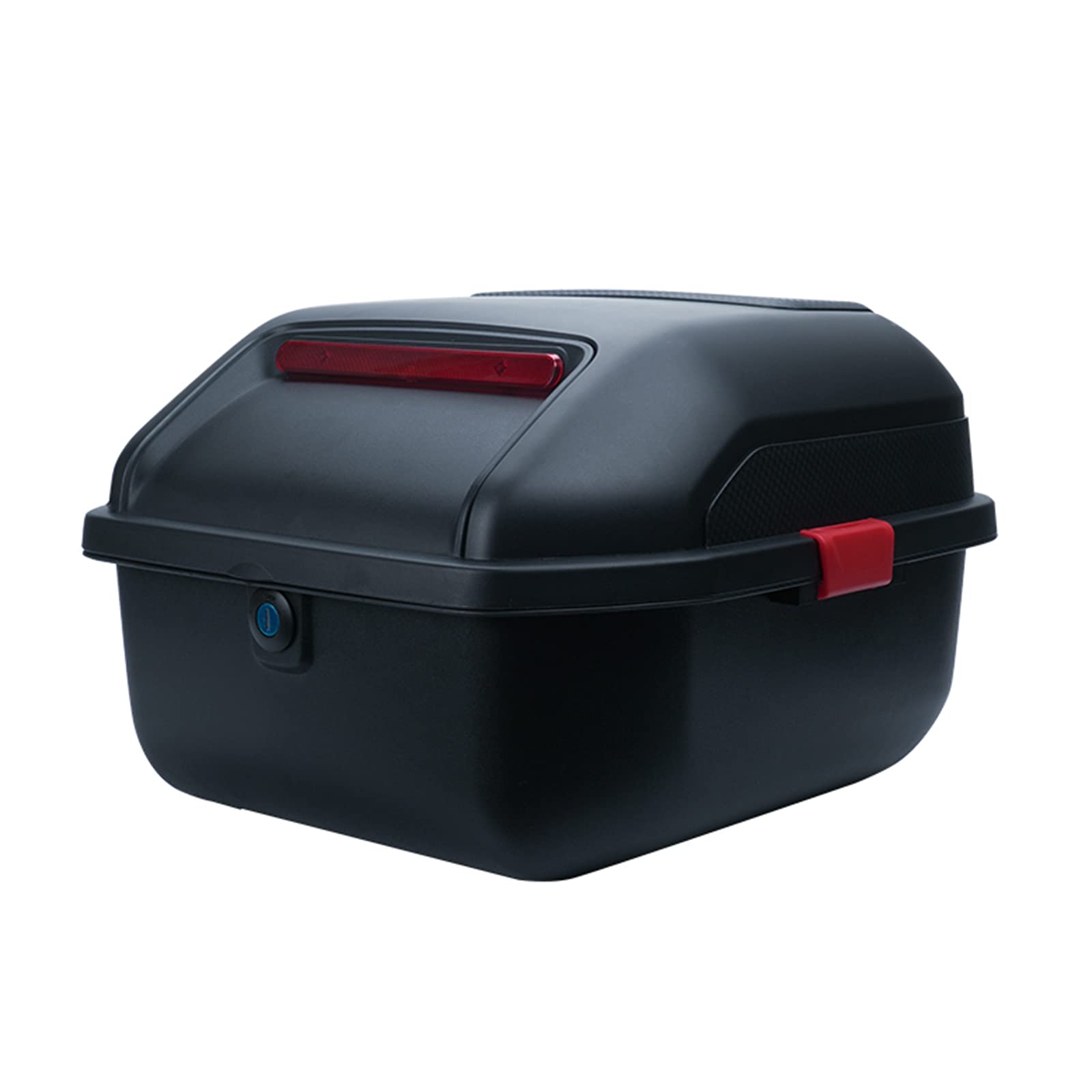 Bauletto Moto,Bauletto per Moto Universale,Baule per Moto, Utilizzati per Qualsiasi Motocicletta con Telaio, Auto Elettrica ECC., Chiave con Due Serrature di Sicurezza,Nero