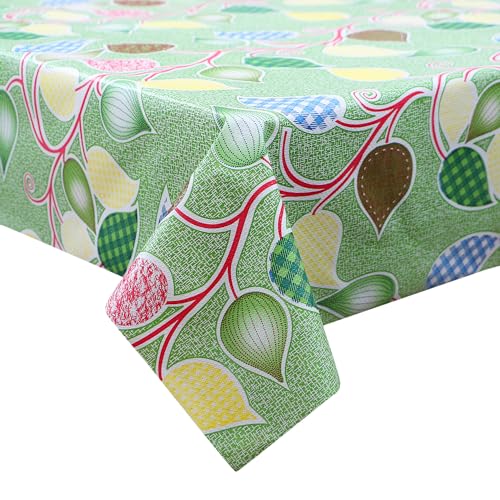 Image of Dakshya Industirs PVC Waterproof Table Cover 36x54 Inch Floral Printed Center Table Cover Washable Plastic Table Sheet Oilproof Dining Table Cover for Coffee Table Living Room Home (Stylish Print)