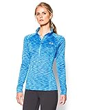 Under Armour Women's Tech SpaceDye 1/2 Zip, Jazz Blue (481), Medium