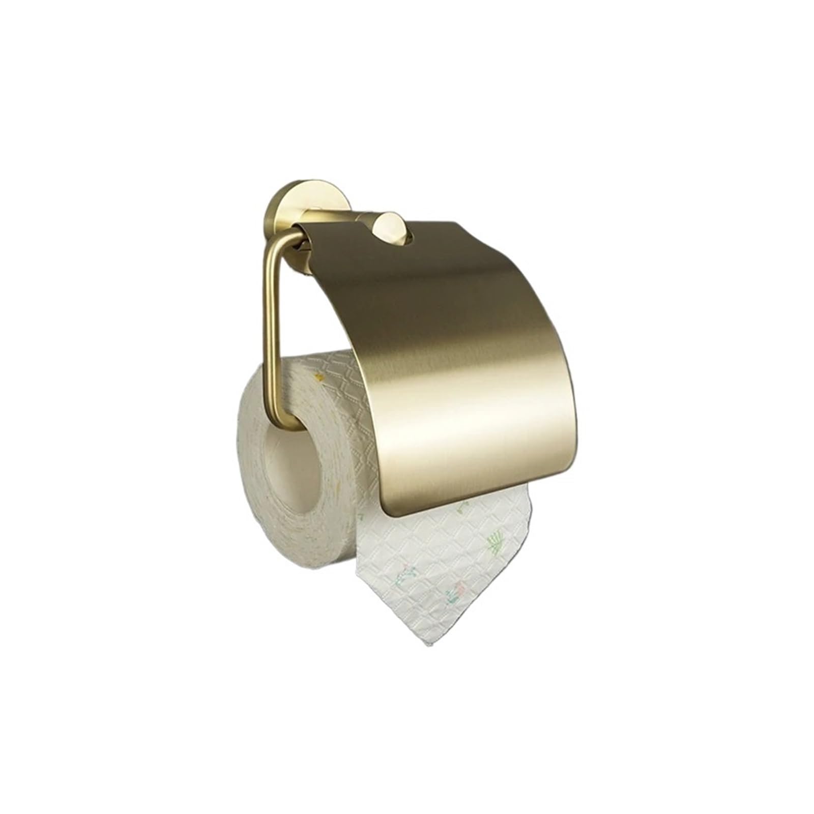 Portarrollos Papel higienico Laton Cepillado Pared Toallero de Pared Redondo Acero Inoxidable Cepillado(Shell Paper Holder)