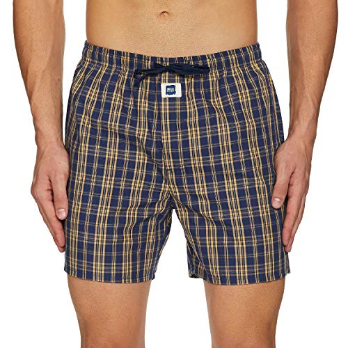 Amazon Brand – Inkast Denim Co. Men’S Checkered Boxers (Pack Of 3) (Ikmhboxch01_Multicolor-07_Small)