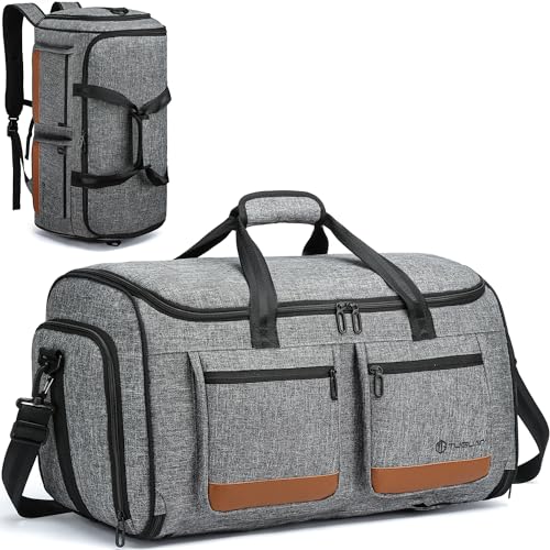 TUGUAN Sac de Voyage Pliable Housse Voyage Costume Polyvalent Homme avec Compartiment pour Chaussures, Sac à Dos pour Vêtements de Voyage Sac De Costume pour...