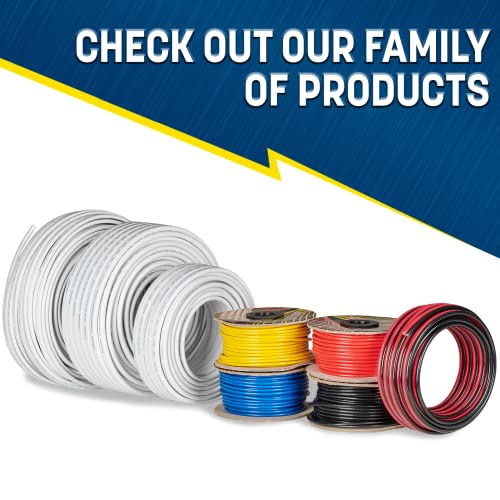 GS Power Marine Wire 100 Ft, 14 Gauge AWG Electrical Boat Wiring
