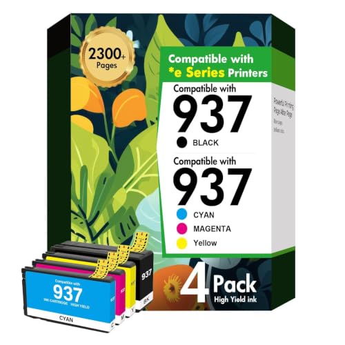 Cool Toner Cartucce d'inchiostro 936XL 936 9125e Combo Pack: ricambio per HP 936e 936 cartucce d'inchiostro per stampanti HP OfficeJet Pro 9125e 9120e 9730e 9130 9135e 9122e 9128e 9110b 9120b 9130b