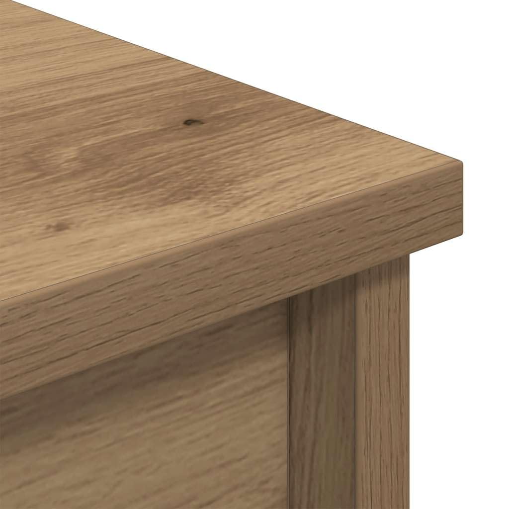 vidaXL Highboard Artisan-Eiche 70x35x180 cm Holzwerkstoff, Schrank, Lagerschrank, Schrank hoch, Beistellschrank, hoher Schrank, Schrank mit Tür