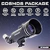 Stargazer Telescope for Adults And Beginners, 70mm Aperture 400mm Refractor Astronomy Telescope with Eyepieces, 3 x Barlow Lens, Adjustable Tripod, Carry Bag. Portable for Moon And Planets #1