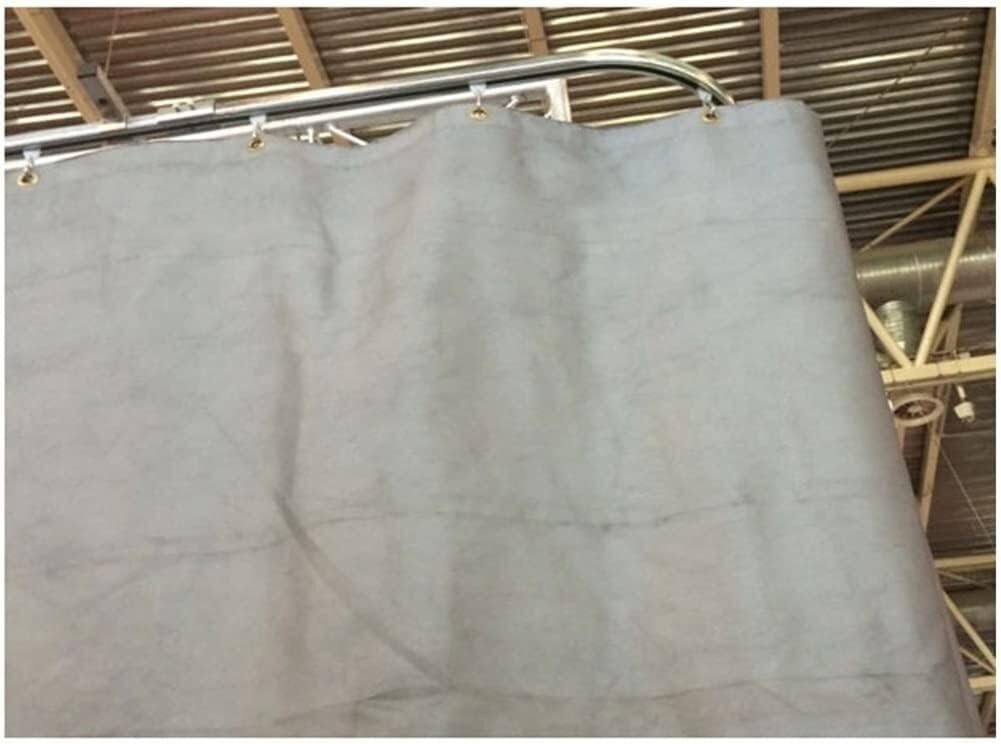 Générique Couverture de soudage, Rideau en Fibre de Verre Ignifuge de 20 mils avec fenêtre de Vue Rouge, écran de soudage Robuste pour la Protection 5x3 mètres (16,4x9,8 Pieds)