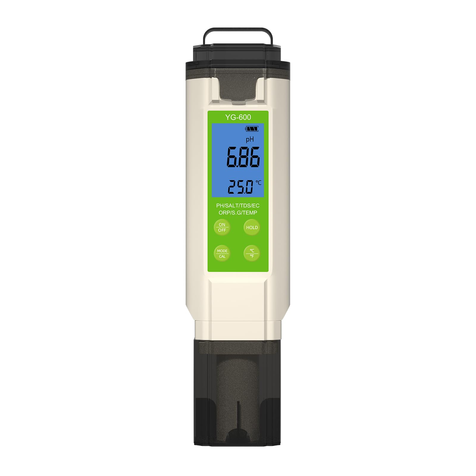 Tester acquatico digitale aggiornato: difesa IP67 a 7 parametri, design compatto per acquari e analisi sul campo Tester facile da trasportare