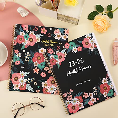 2023-2026 Monthly Planner/Calendar - 3 Year Monthly Planner 2023-2026, Jul. 2023 - Jun. 2026, 9'' X 11'', 2023-2026 Calendar Planner With 36 Monthly Tabs, Two-Side Pocket, Contacts Pages, Notes Pages #TOP6