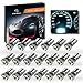YITAMOTOR 20x T5 3-SMD Instrument Panel Cluster Dash Ice Blue LED Bulb Light Lamp 74 70 37 17