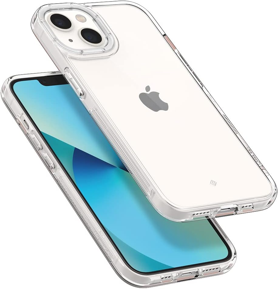 Caseology Skyfall Clear Case Compatible with iPhone 13 Mini Case (2021) - Royal Clear