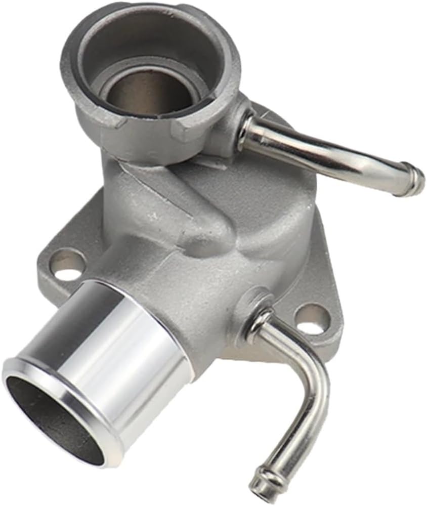 Aluminum Radiator Filler Neck Cooling Thermostat Housing Cover/Water Outlet Compatible with Toyota Hiace 1633154111/16331-54111