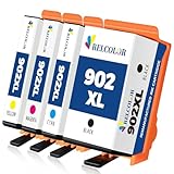 Relcolor Ink Cartridges Replacement for 902-4