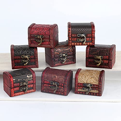 Sandt Collection 3 Inch Wooden Keepsake Treasure Chest Trinket Box - Swirl #TOP6
