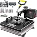 VEVOR Heißpresse 8 in 1 Heat Press für Textil Transferpresse...