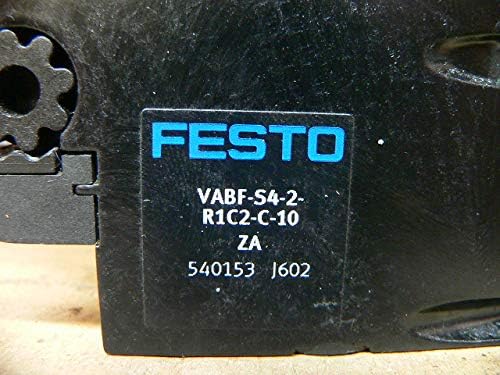 Close-up of Festo VABF-S4-2-R1C2-C-10 ZA product label