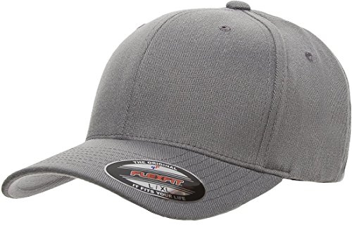Flexfit 6477 Wool Blend Cap - Large/X-Large (Gray)