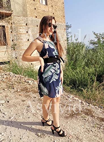 Asvivid Womens Palm Tree Summer Floral Casual Dresses For Women Double Breasted Womens Blazers For Work Profession White Blazer #TOP2