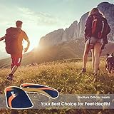 Orthotic Insoles, RooRuns 3/4 High Arch Support Insoles Shoe Inserts for Flat Feet, Plantar Fasciitis, Foot Arch, Feet Fatigue - Heel Cushion for Men, Woman, Deep Blue, Large (10-13.5 UK) - Image 7